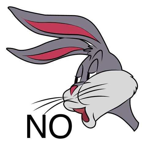 bugs bunny no meme|bugs bunny no transparent.